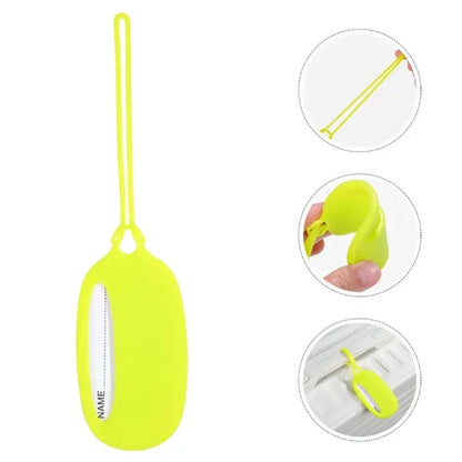 Silicone Luggage Tags with ID Card