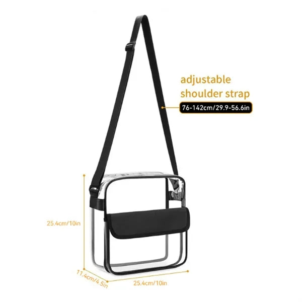 Clear Stadium Messenger Shoulder Bag