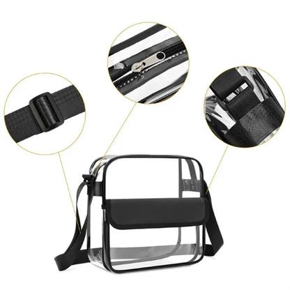 Clear Stadium Messenger Shoulder Bag
