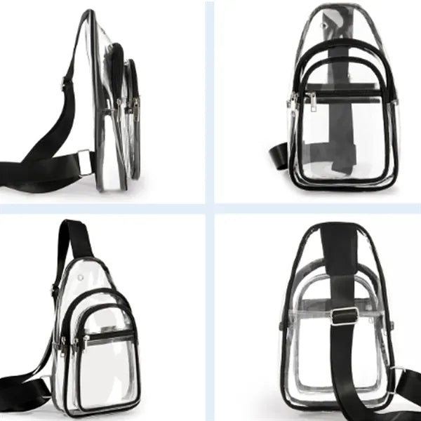 Clear Sling Bag with Adjustable Shoulder Strap