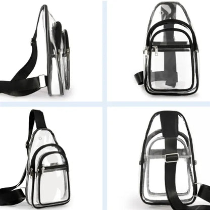 Clear Sling Bag with Adjustable Shoulder Strap