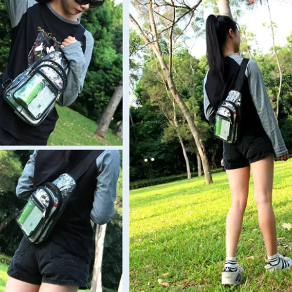 Clear Sling Bag with Adjustable Shoulder Strap