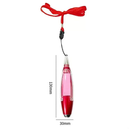 Led Glowing Ballpoint Pen with Lanyard and Notes