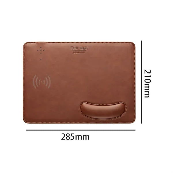 Wireless Charging Mouse Pad with Wrist Rest