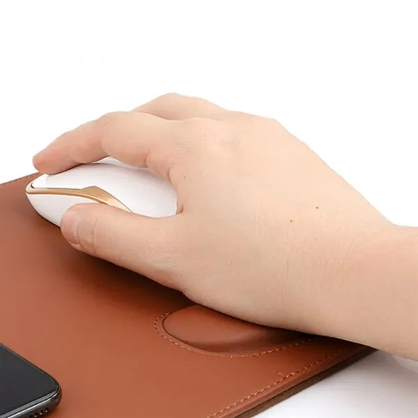 Wireless Charging Mouse Pad with Wrist Rest