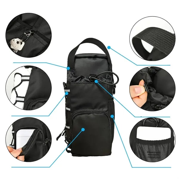 Waterproof Magnetic Hydration Bottle Carrier Shoulder Bag