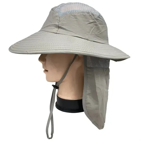Waterproof Wide Brim Safari Bucket Hat