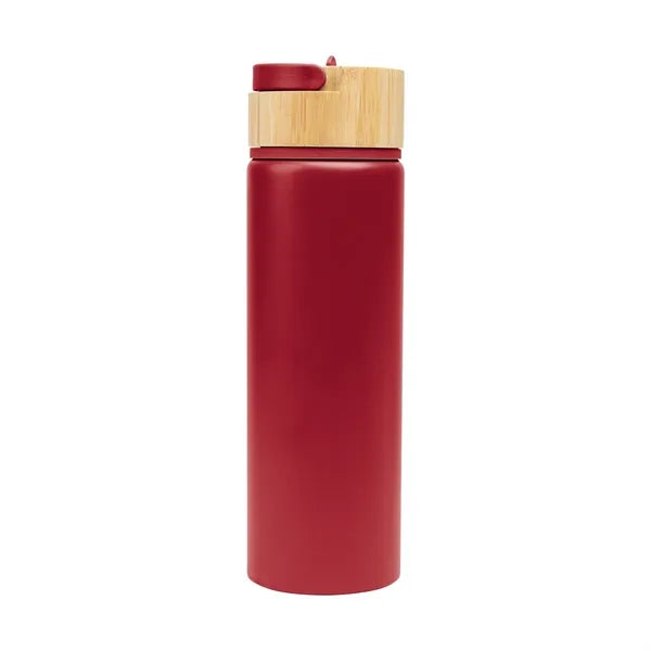 27 Oz. Ellis Recycled Aluminum Bottle With Bamboo Lid