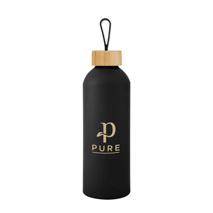 25 Oz. Blaire Recycled Aluminum Bottle With Bamboo Lid An...