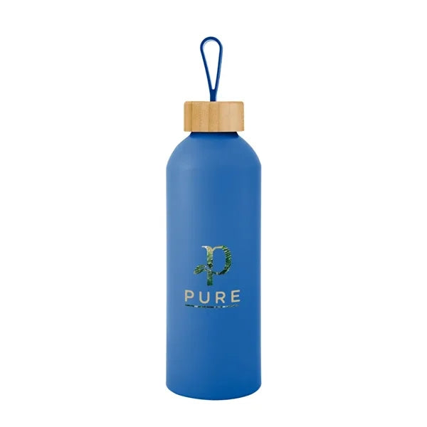 25 Oz. Blaire Recycled Aluminum Bottle With Bamboo Lid An...