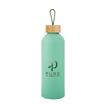 25 Oz. Blaire Recycled Aluminum Bottle With Bamboo Lid An...
