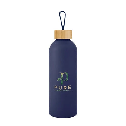 25 Oz. Blaire Recycled Aluminum Bottle With Bamboo Lid An...