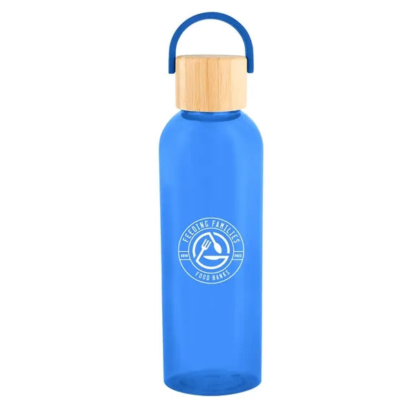 20 Oz. Ally rPET Bottle With Bamboo Lid And Easy Carry Ha...