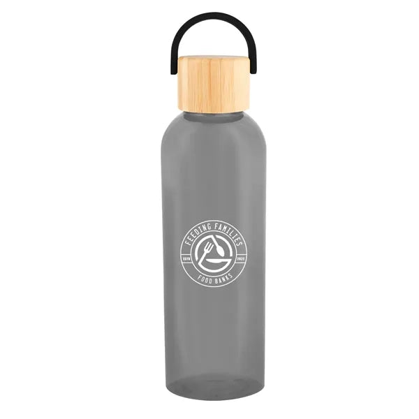 20 Oz. Ally rPET Bottle With Bamboo Lid And Easy Carry Ha...