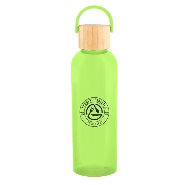 20 Oz. Ally rPET Bottle With Bamboo Lid And Easy Carry Ha...