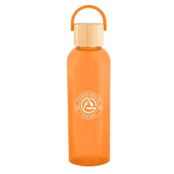 20 Oz. Ally rPET Bottle With Bamboo Lid And Easy Carry Ha...