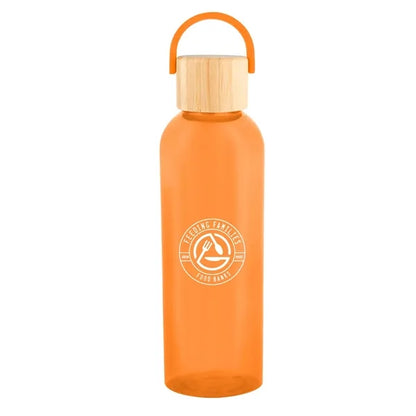 20 Oz. Ally rPET Bottle With Bamboo Lid And Easy Carry Ha...