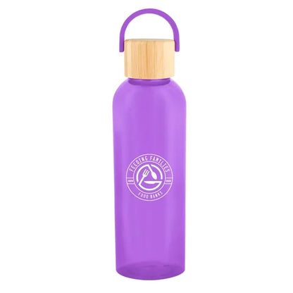 20 Oz. Ally rPET Bottle With Bamboo Lid And Easy Carry Ha...