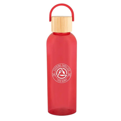 20 Oz. Ally rPET Bottle With Bamboo Lid And Easy Carry Ha...