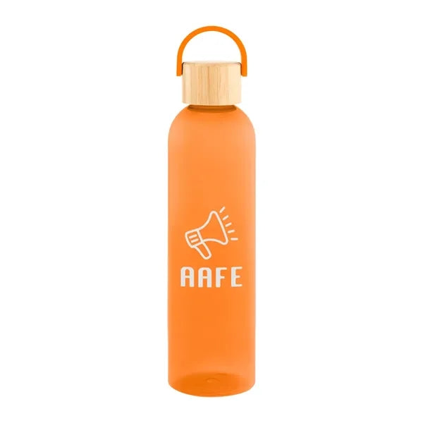 32 Oz. Jeffrey rPET Bottle With Bamboo Lid And Easy Carry...