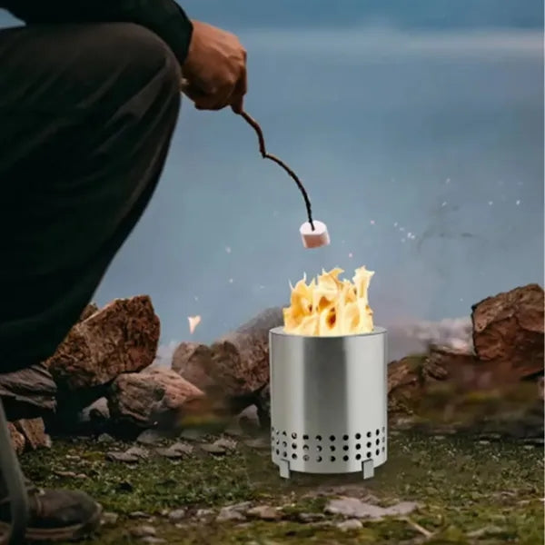 Stainless Steel Tabletop Fire Pit