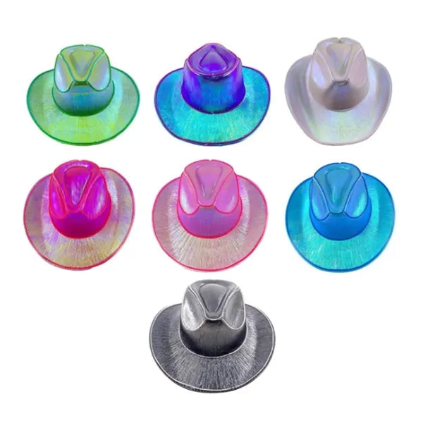 LED Light Up Cowboy Hat