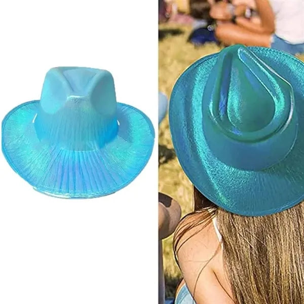 LED Light Up Cowboy Hat