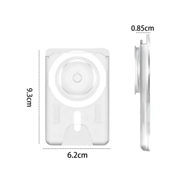 Magnetic Phone Grip and Stand with Card Holder