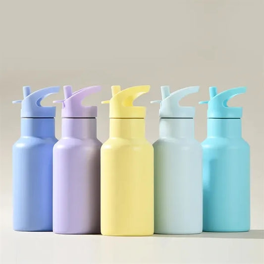 12oz Double-Wall Stainless Steel Sports Bottle