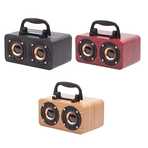 Wooden Wireless Bluetooth Retro Subwoofer Speaker