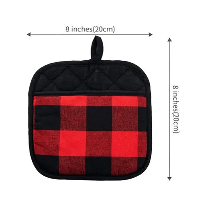 Quilted Pot Holder with Hanging Loop