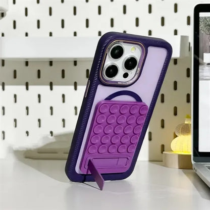 2 in 1 Silicone Suction Cup Selfies Videos Phone Case Mount