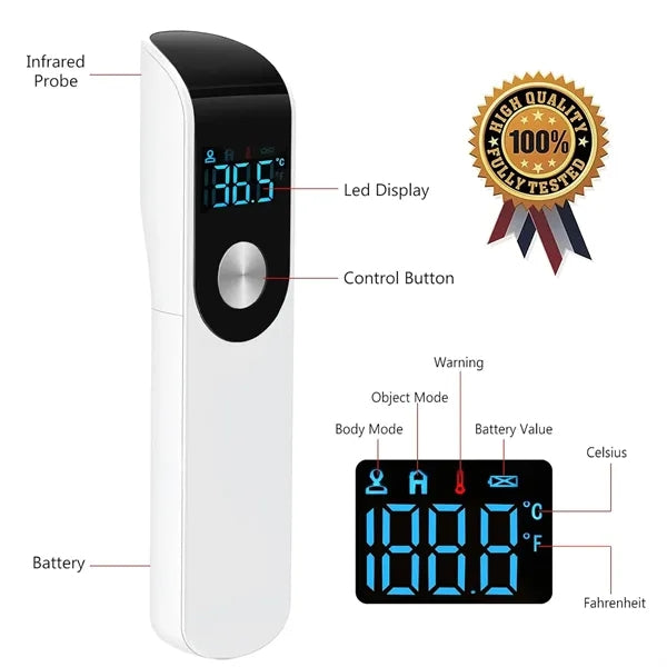 Thermometer with Fever Alarm for Adults and Kids