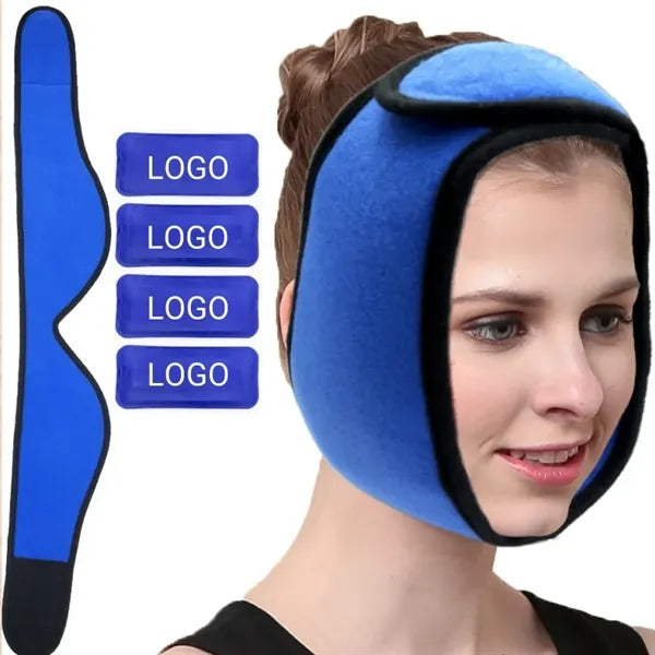 Wrap with Gel Pack for Jaw Pain Relief
