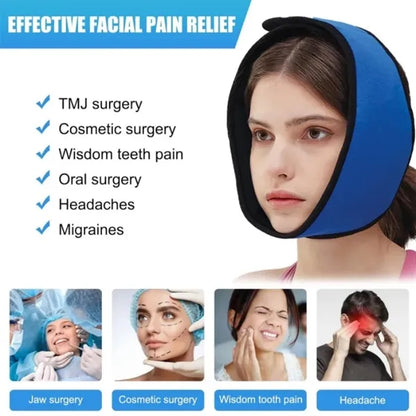 Wrap with Gel Pack for Jaw Pain Relief