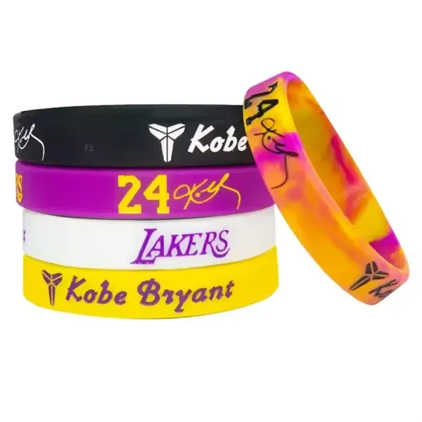 Debossed Color Fill Silicone Wristband