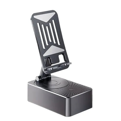 Phone Stand with Wireless Bluetooth Speaker and Power Bank