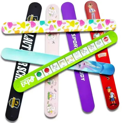 Full Color Silicone Slap Wristband