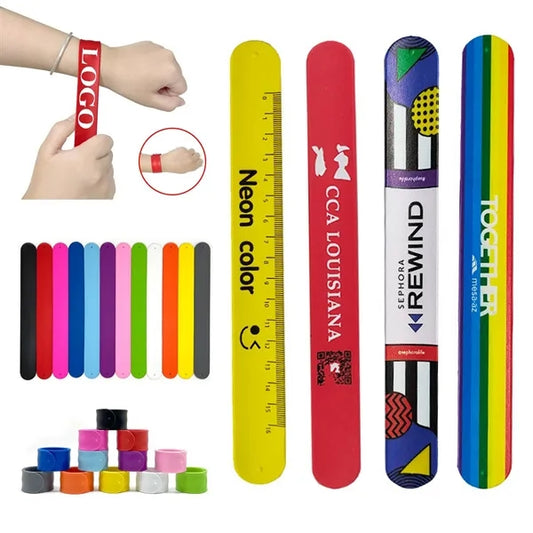 Full Color Silicone Slap Wristband