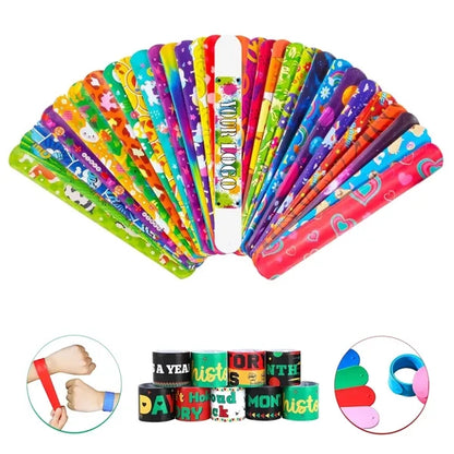 Full Color Silicone Slap Wristband