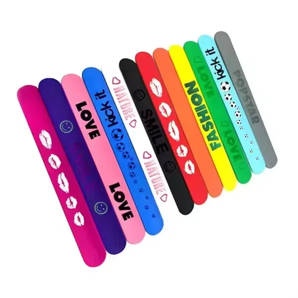 Full Color Silicone Slap Wristband