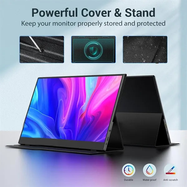 15.6'' Portable Monitor FHD 1080P with Protective Case