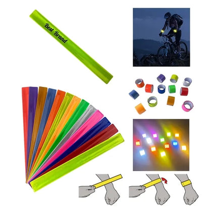 PVC Reflective Slap Bracelet