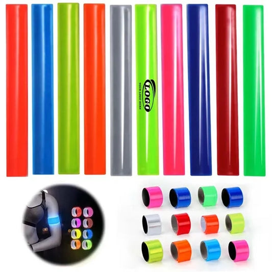 PVC Reflective Slap Bracelet
