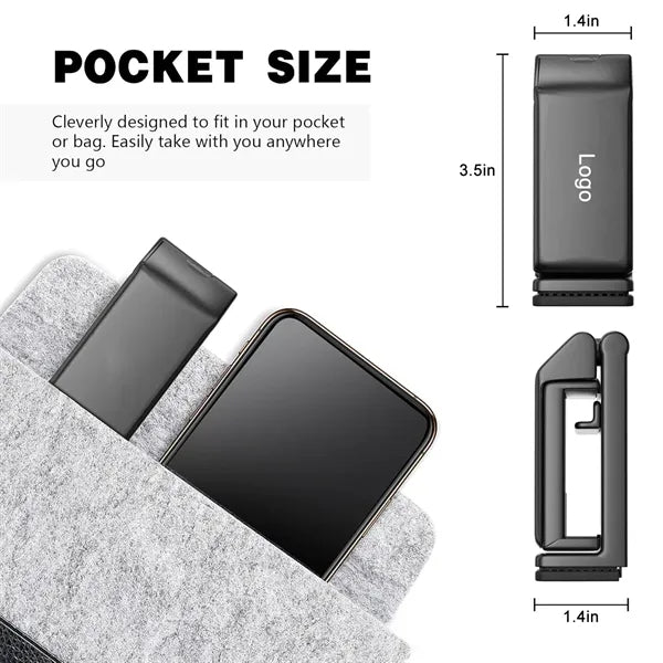 Portable Universal Phone Holder with 360 Degree Rotation