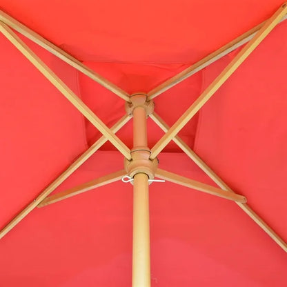 8' Square Wood Market Umbrella Single-Sided Dye Sub Kit