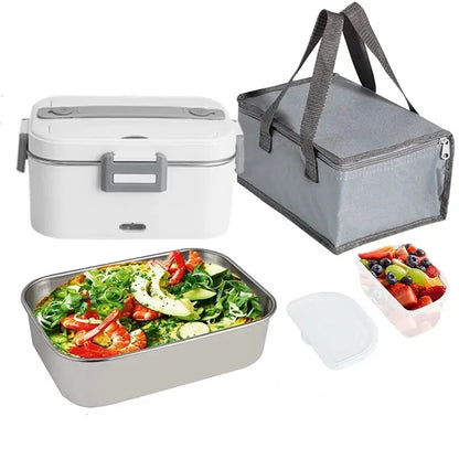 Portable Electric Lunch Box for Car & Office, 2-in-1