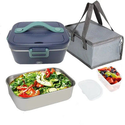 Portable Electric Lunch Box for Car & Office, 2-in-1