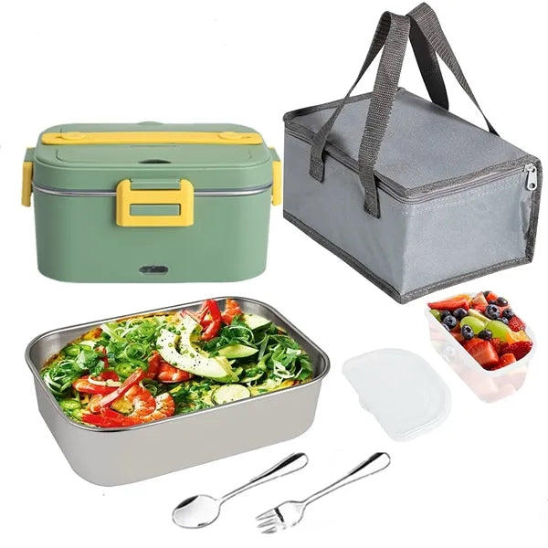 Portable Electric Lunch Box for Car & Office, 2-in-1