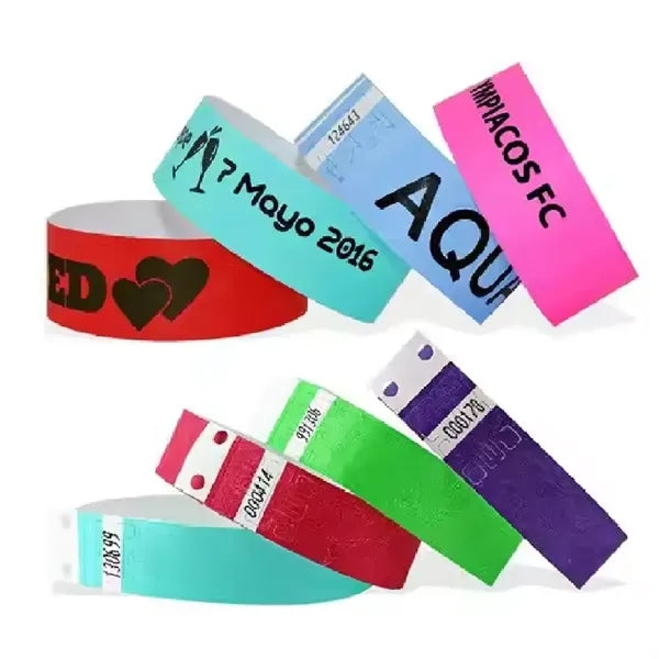 Full Color Tyvek Wrist Bands